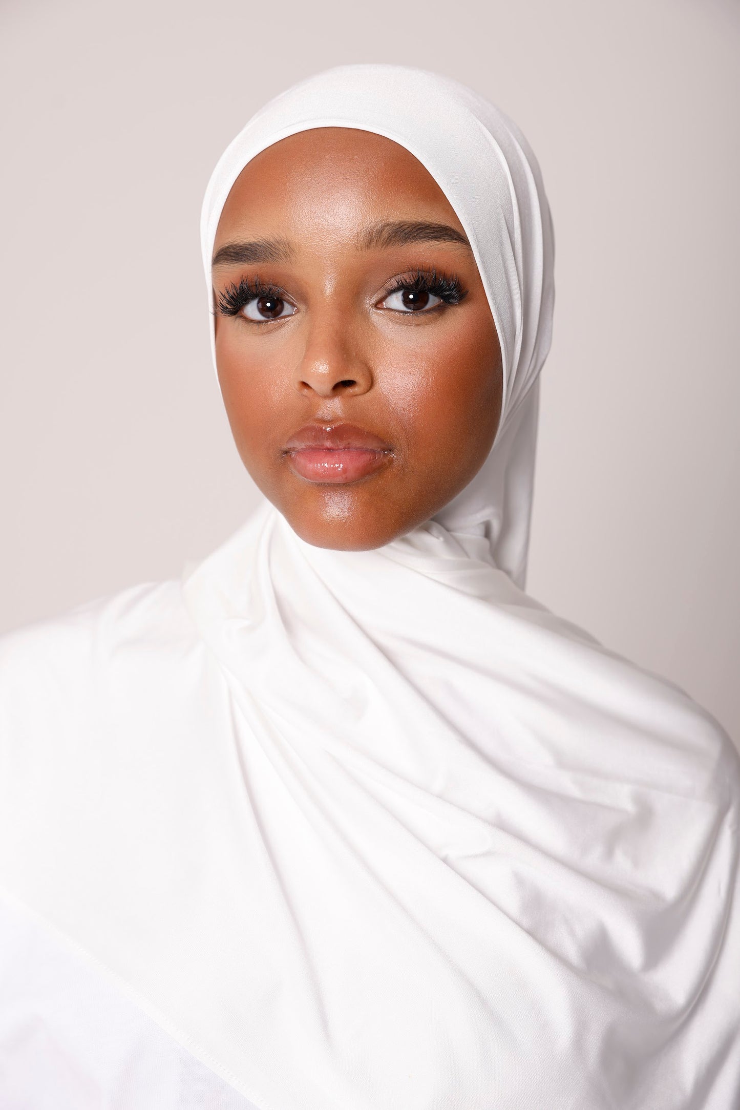 Premium Jersey Hijab - Pearl