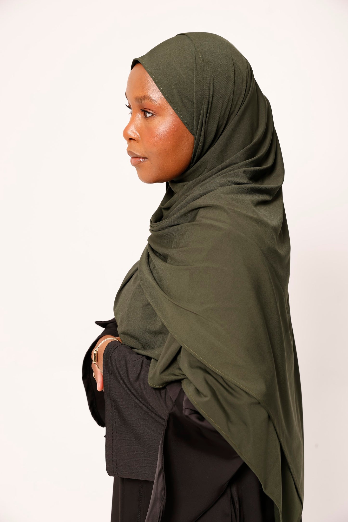 Premium Jersey Hijab - Midnight Moss
