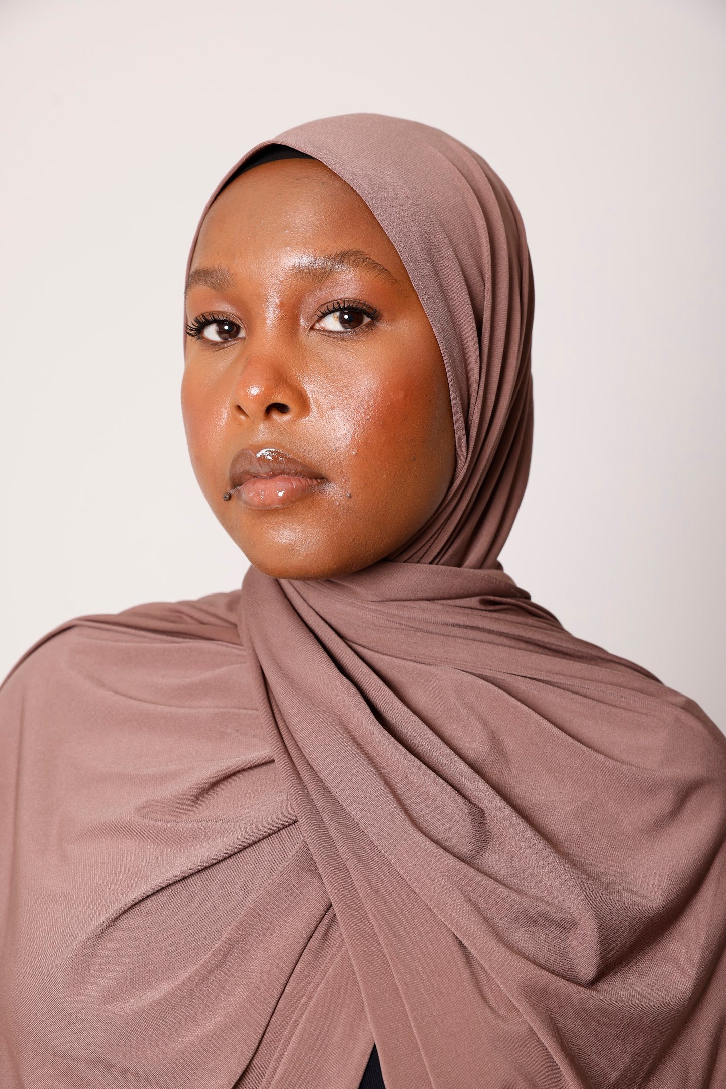 Premium jersey hijab - Muave