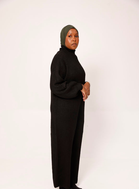 LINA - Stickad klänning