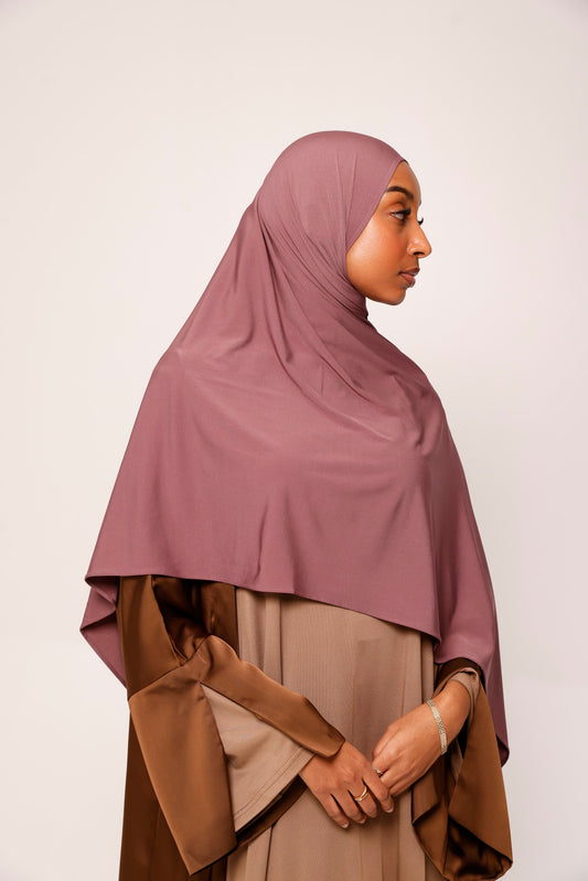 Premium Jersey Hijab - Orchid Plum