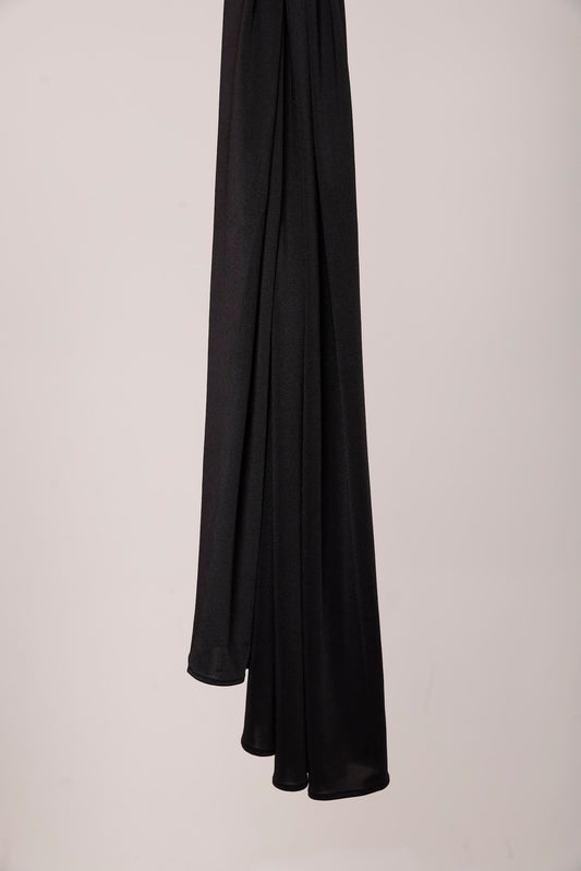 Premium Jersey Hijab- Black