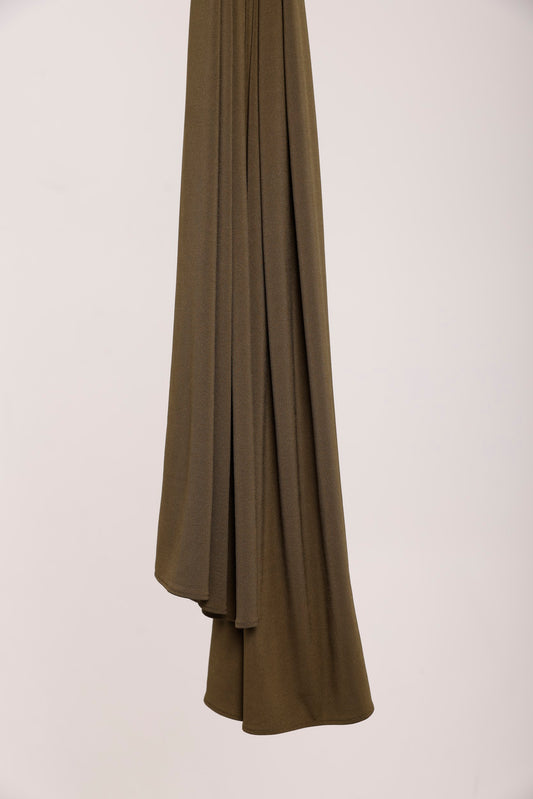 Premium Jersey Hijab - Velvet green